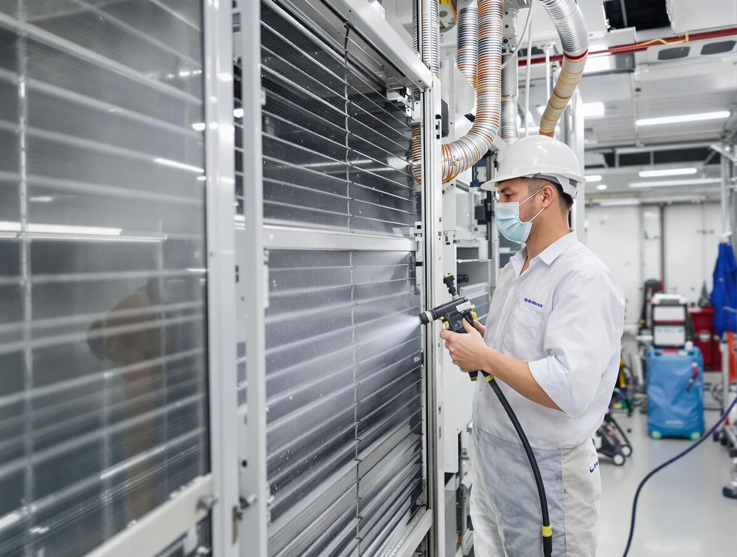 Professional AC coil cleaning by Oak Hill Air Duct Cleaning in Oak Hill