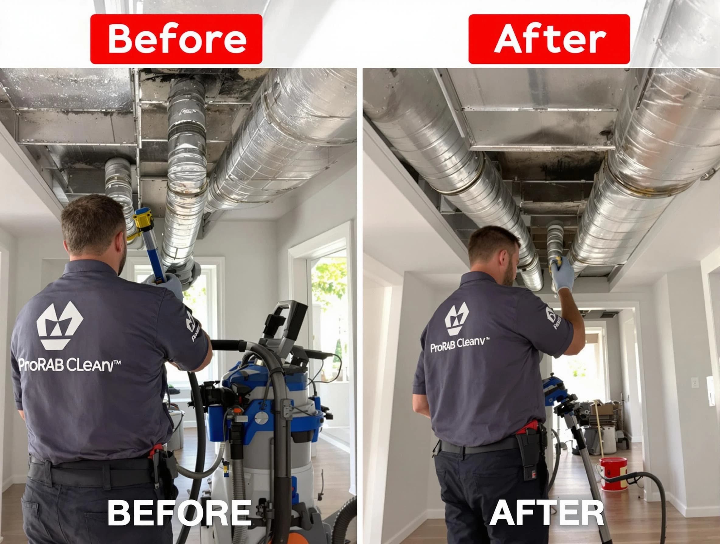 Oak Hill Air Duct Cleaning expert performing thorough residential duct cleaning in a Oak Hill home