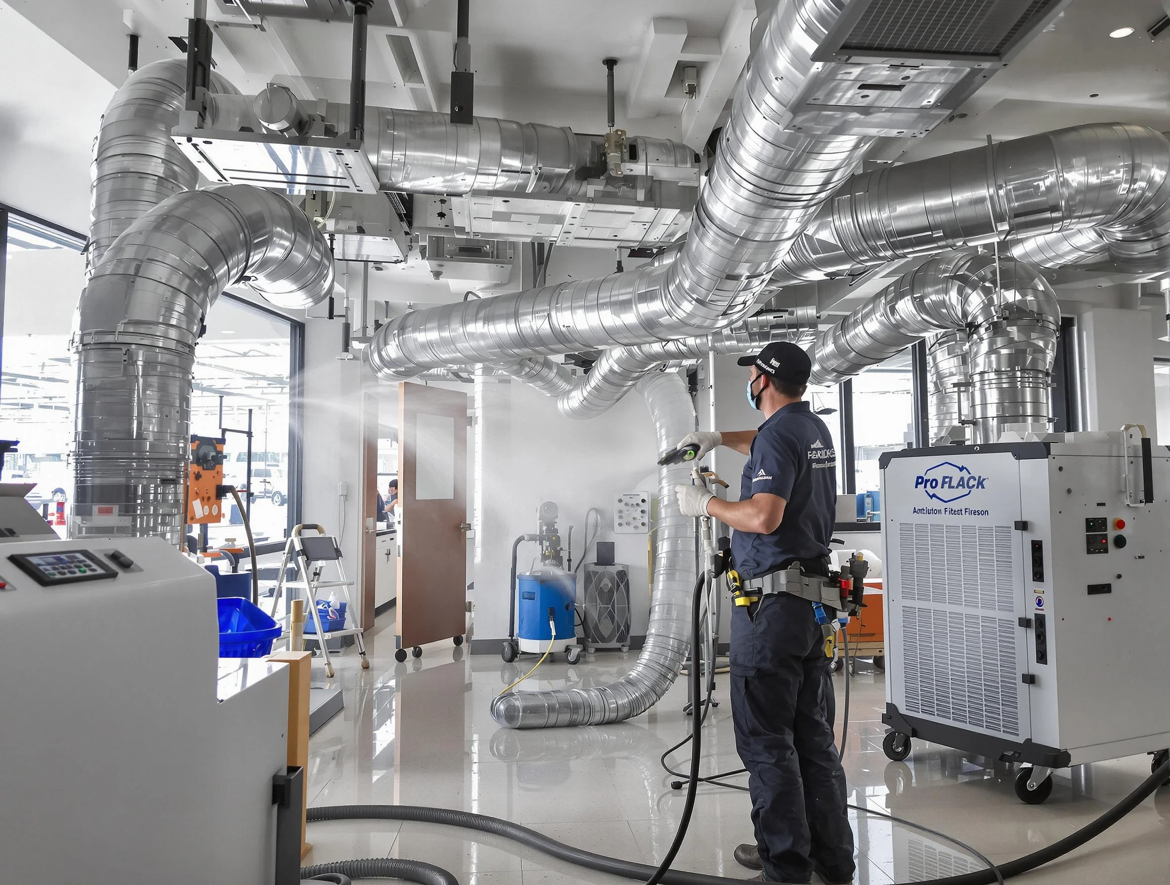 Negative Pressure Air Duct Cleaning in Oak Hill