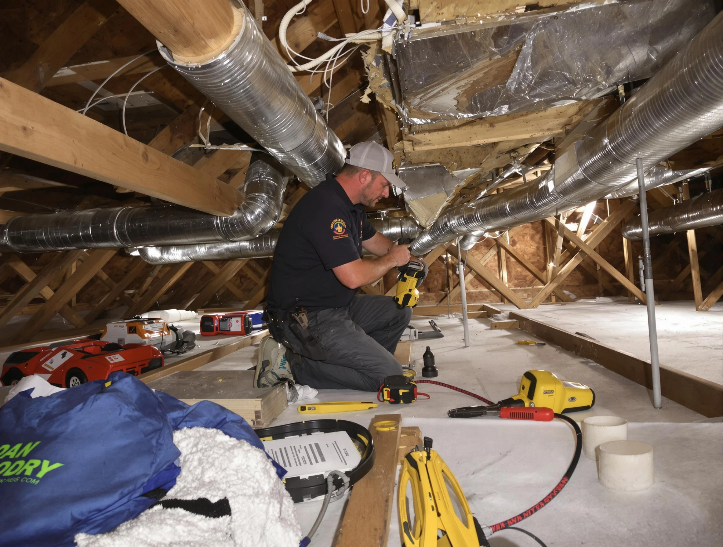 Professional air duct repair by Oak Hill Air Duct Cleaning in Oak Hill