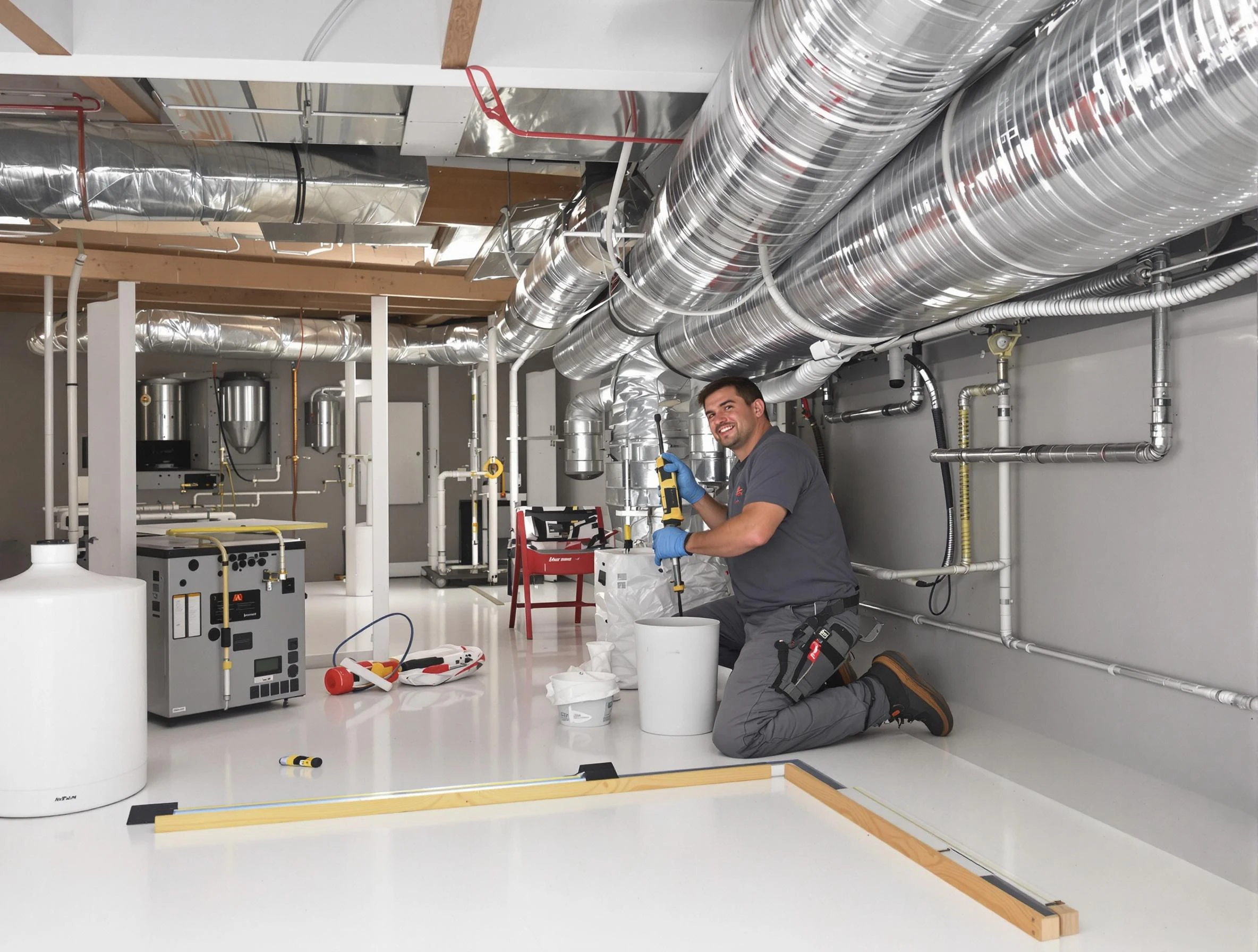 Professional duct sealing service by Oak Hill Air Duct Cleaning in Oak Hill