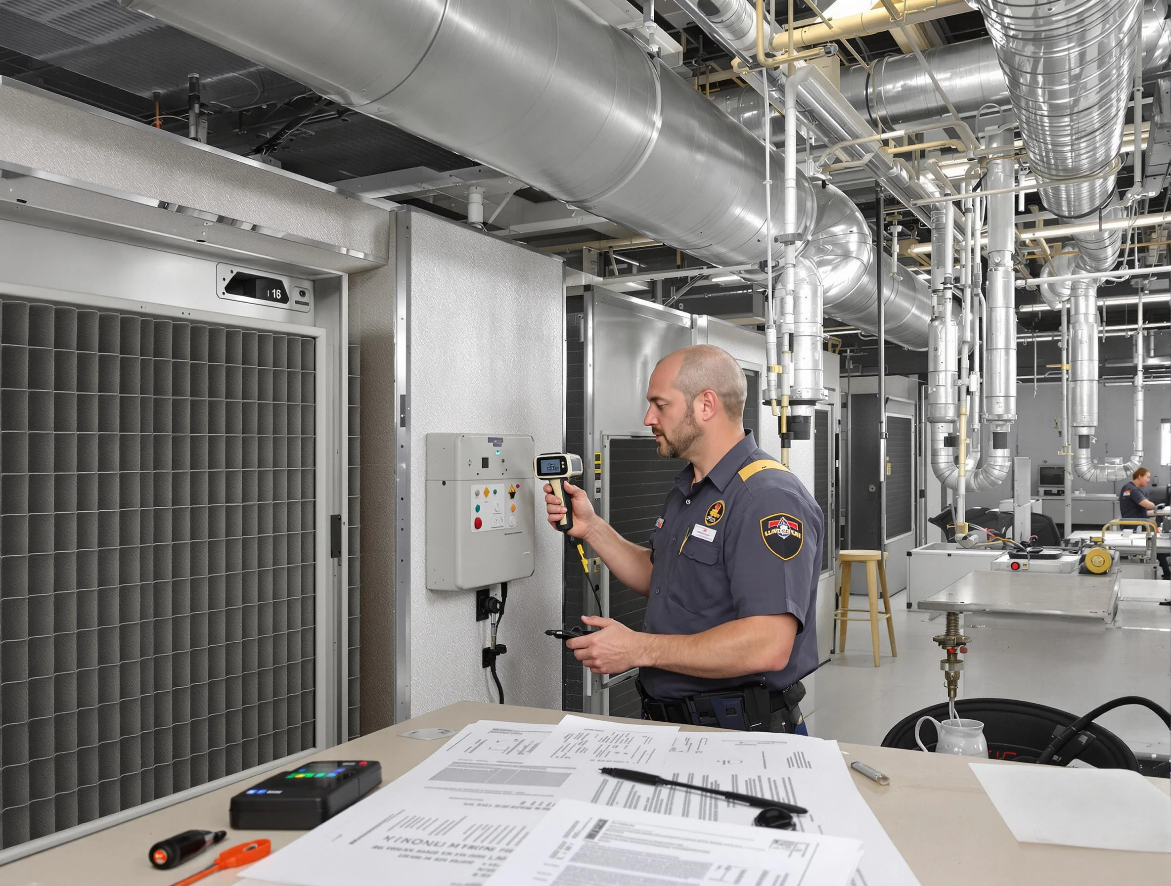 Professional filter system inspection by Oak Hill Air Duct Cleaning in Oak Hill