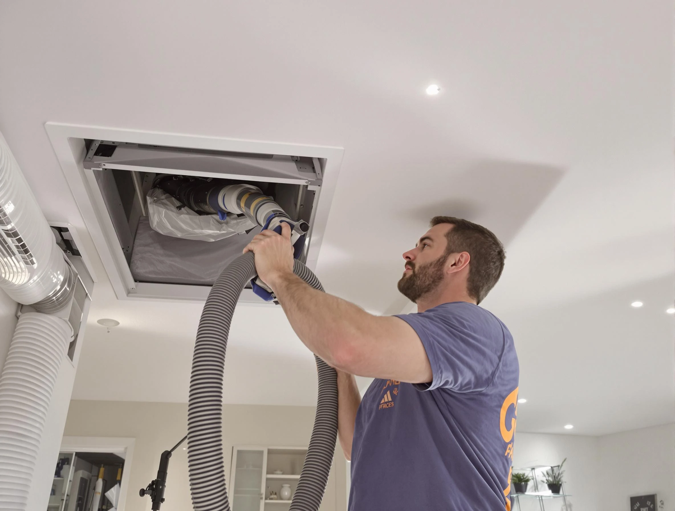 Precision indoor duct cleaning by Oak Hill Air Duct Cleaning in Oak Hill